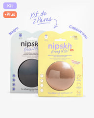 Kit Cubre pezones Sin Adhesivo + Cubre pezón Negro | Nipskin® - Nipskin Salvador