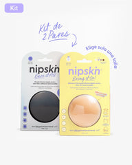 Kit Cubre pezones Sin Adhesivo + Cubre pezón Negro | Nipskin® - Nipskin Salvador