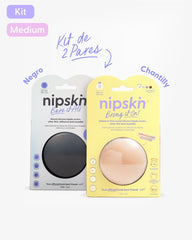Kit Cubre pezones Sin Adhesivo + Cubre pezón Negro | Nipskin® - Nipskin Salvador
