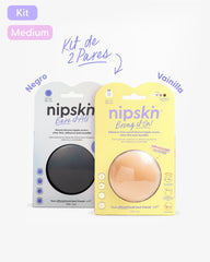 Kit Cubre pezones Sin Adhesivo + Cubre pezón Negro | Nipskin® - Nipskin Salvador