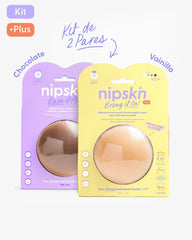 Kit Cubre pezones Sin Adhesivo + Cubre pezones Con Adhesivo | Nipskin® - Nipskin Salvador