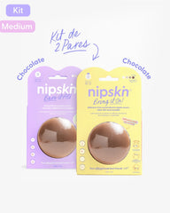 Kit Cubre pezones Sin Adhesivo + Cubre pezones Con Adhesivo | Nipskin® - Nipskin Salvador
