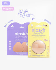 Kit Cubre pezones Sin Adhesivo + Triangular | Nipskin® - Nipskin Salvador