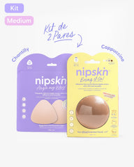 Kit Cubre pezones Sin Adhesivo + Triangular | Nipskin® - Nipskin Salvador