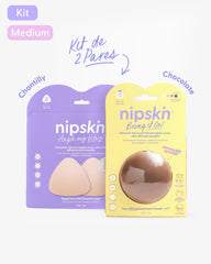 Kit Cubre pezones Sin Adhesivo + Triangular | Nipskin® - Nipskin Salvador