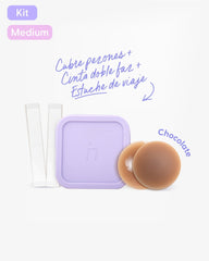 Kit de Cubre pezón, Cinta para Ropa y Estuche - Nipskin® - Nipskin Salvador
