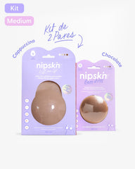 Kit x2 Copas Adhesivas de Silicona - Nipskin® - Nipskin Salvador