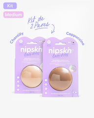 Kit x2 Cubre pezones Adhesivos Invisibles para Mujer - Nipskin® - Nipskin Salvador