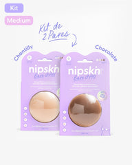 Kit x2 Cubre pezones Adhesivos Invisibles para Mujer - Nipskin® - Nipskin Salvador