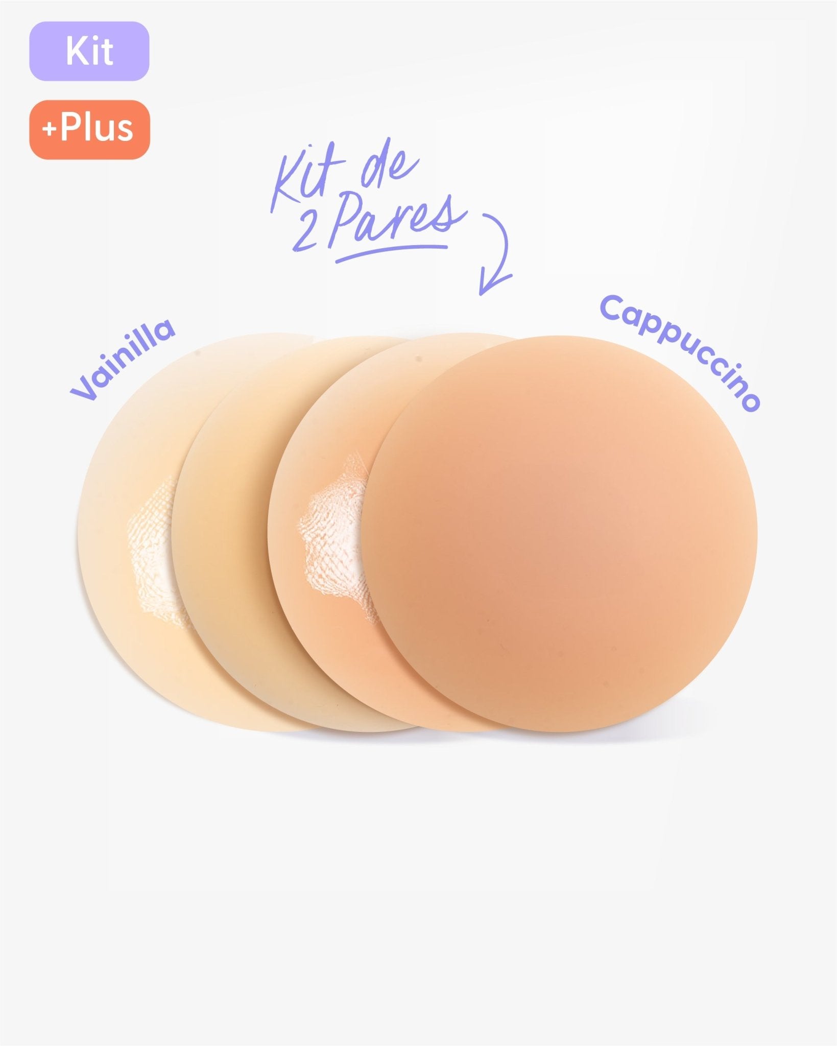 Kit x2 Cubre pezones Adhesivos Invisibles para Mujer - Nipskin® - Nipskin Salvador