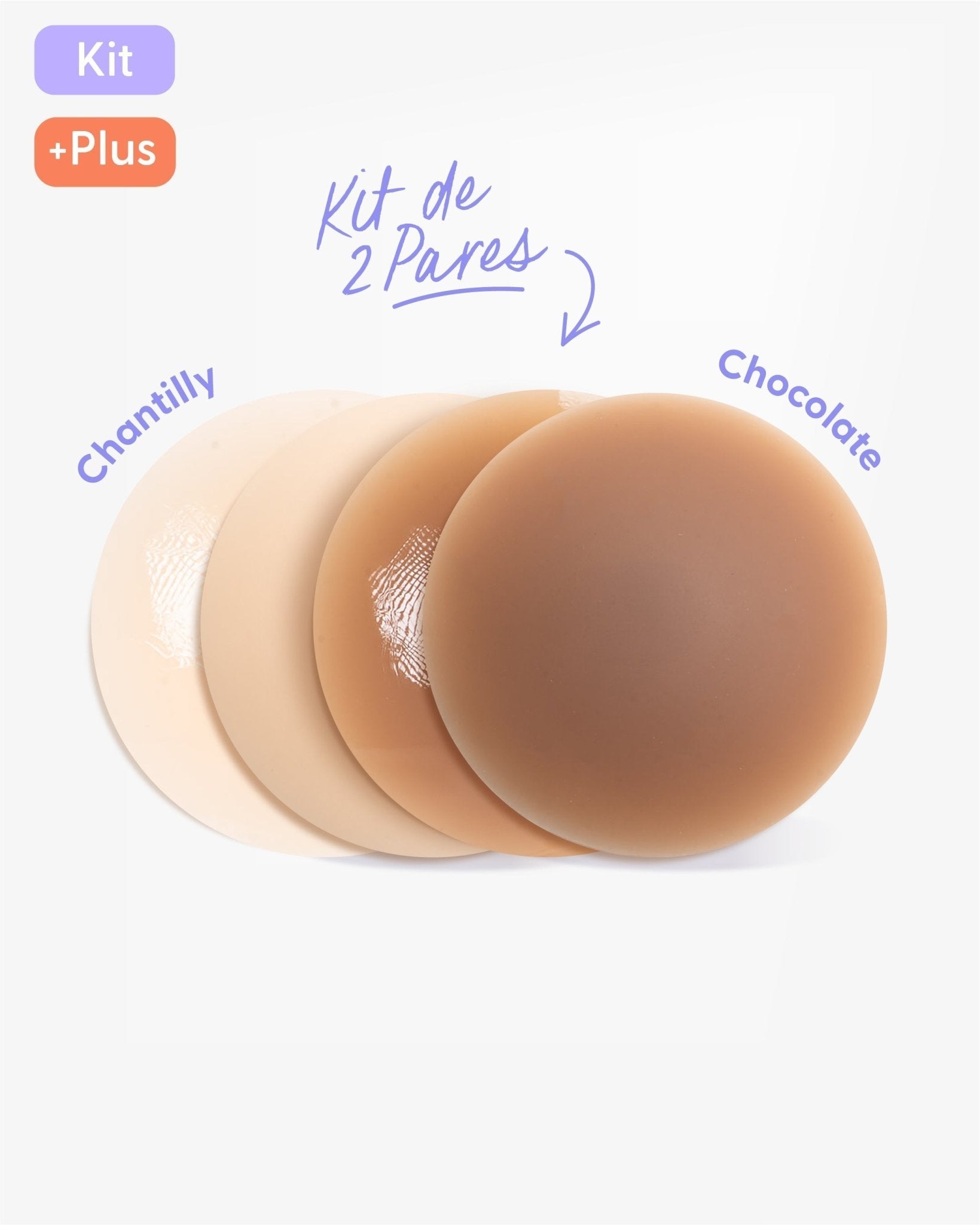 Kit x2 Cubre pezones Adhesivos Invisibles para Mujer - Nipskin® - Nipskin Salvador