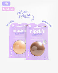 Kit x2 Cubre pezones Adhesivos Invisibles para Mujer - Nipskin® - Nipskin Salvador