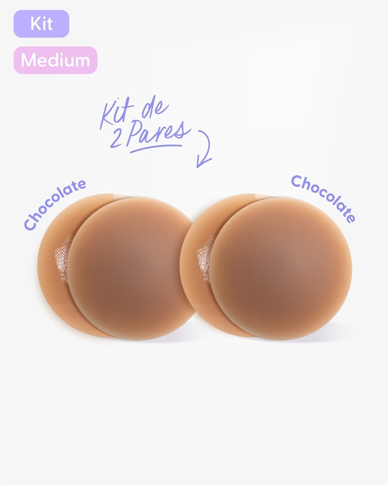 Kit x2 Cubre pezones Adhesivos Invisibles para Mujer - Nipskin® - Nipskin Salvador