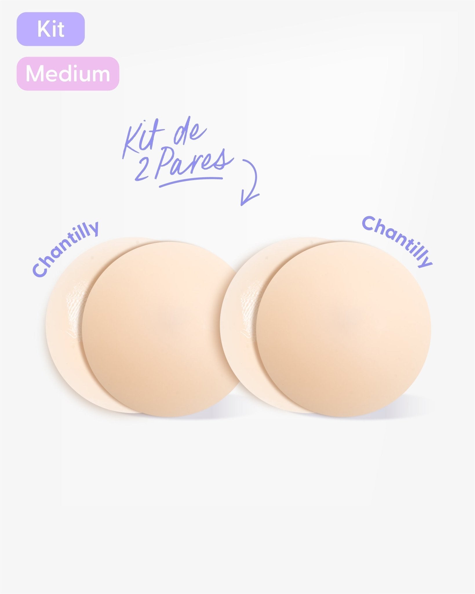 Kit x2 Cubre pezones Adhesivos Invisibles para Mujer - Nipskin® - Nipskin Salvador