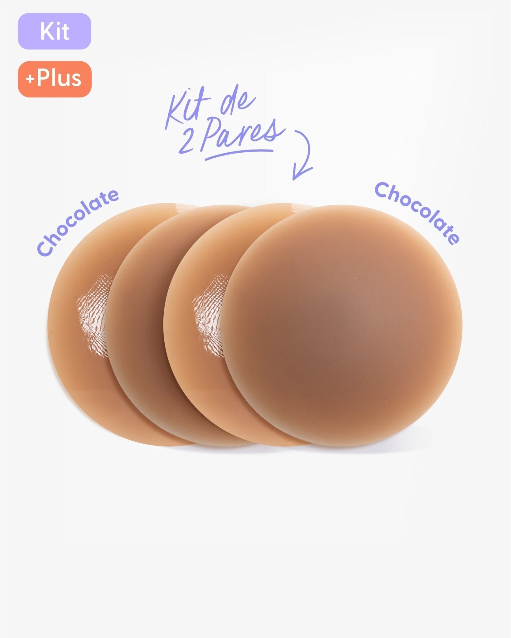 Kit x2 Cubre pezones Adhesivos Invisibles para Mujer - Nipskin® - Nipskin Salvador