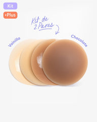 Kit x2 Cubre pezones Adhesivos Invisibles para Mujer - Nipskin® - Nipskin Salvador