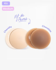 Kit x2 Cubre pezones Adhesivos Invisibles para Mujer - Nipskin® - Nipskin Salvador