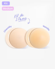 Kit x2 Cubre pezones Adhesivos Invisibles para Mujer - Nipskin® - Nipskin Salvador