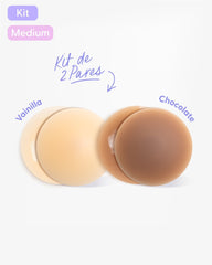 Kit x2 Cubre pezones Adhesivos Invisibles para Mujer - Nipskin® - Nipskin Salvador