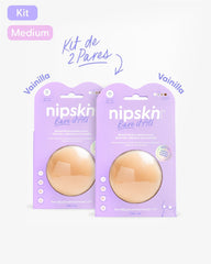 Kit x2 Cubre pezones Adhesivos Invisibles para Mujer - Nipskin® - Nipskin Salvador