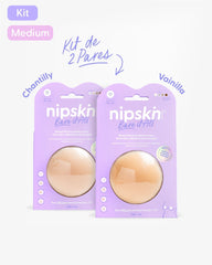 Kit x2 Cubre pezones Adhesivos Invisibles para Mujer - Nipskin® - Nipskin Salvador