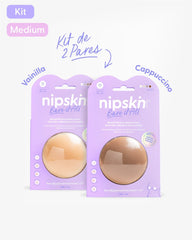 Kit x2 Cubre pezones Adhesivos Invisibles para Mujer - Nipskin® - Nipskin Salvador