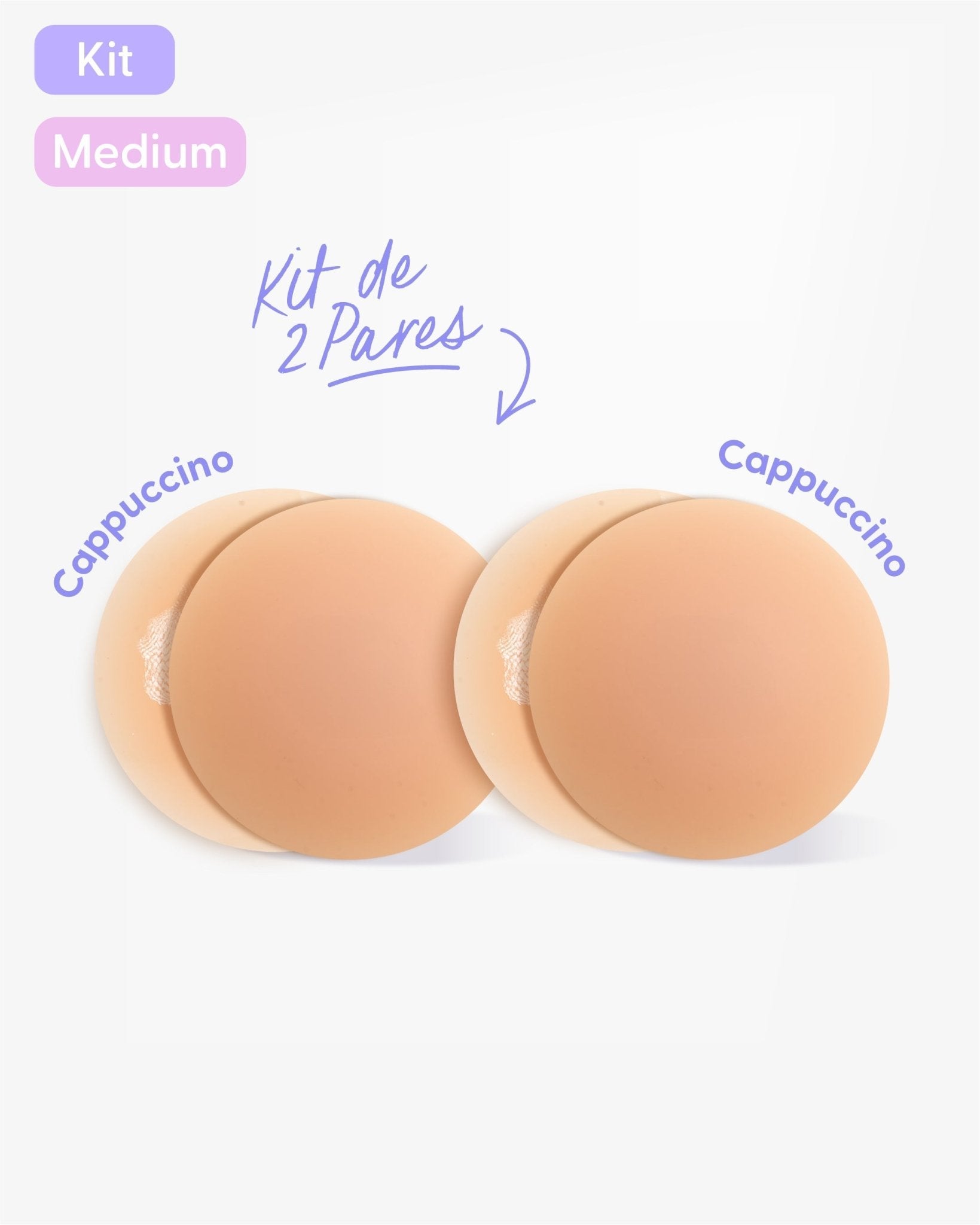 Kit x2 Cubre pezones Adhesivos Invisibles para Mujer - Nipskin® - Nipskin Salvador