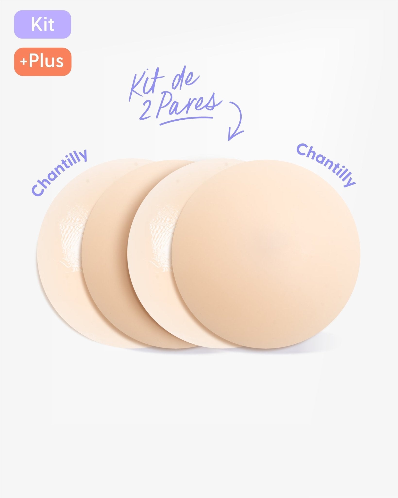 Kit x2 Cubre pezones Adhesivos Invisibles para Mujer - Nipskin® - Nipskin Salvador