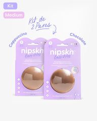 Kit x2 Cubre pezones Adhesivos Invisibles para Mujer - Nipskin® - Nipskin Salvador