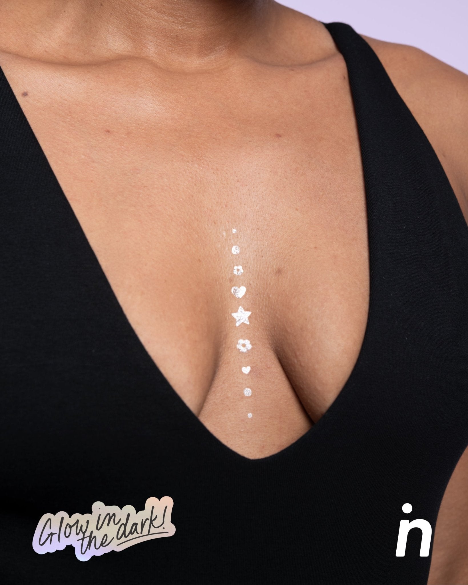 Kit x5 Calcomanías que Brillan en la Oscuridad para Rostro y Cuerpo, Glow Getter – Nipskin® - Nipskin Salvador