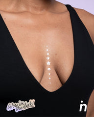 Kit x5 Calcomanías que Brillan en la Oscuridad para Rostro y Cuerpo, Glow Getter – Nipskin® - Nipskin Salvador
