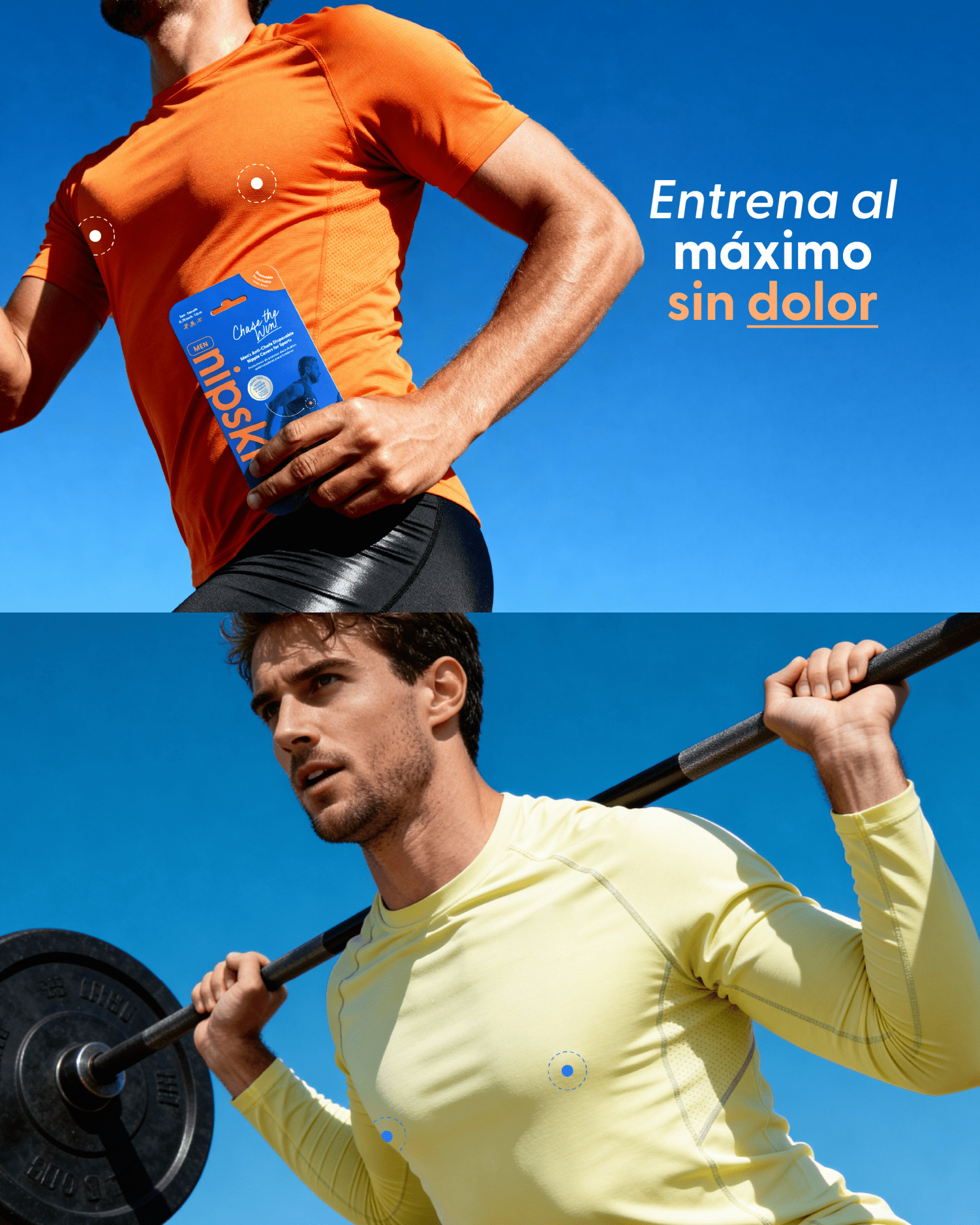 Protector de Pezón Anti - Roce (Pack x10 pares), Chase the Win - Nipskin® - Nipskin Salvador